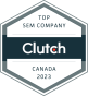 Pickering, Ontario, Canada agency Search Engine People wins Top SEM Company Canada 2023 - Clutch award