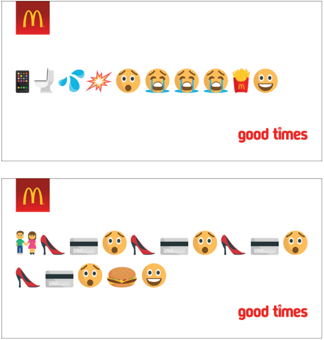 McDonald's "good times" campaign