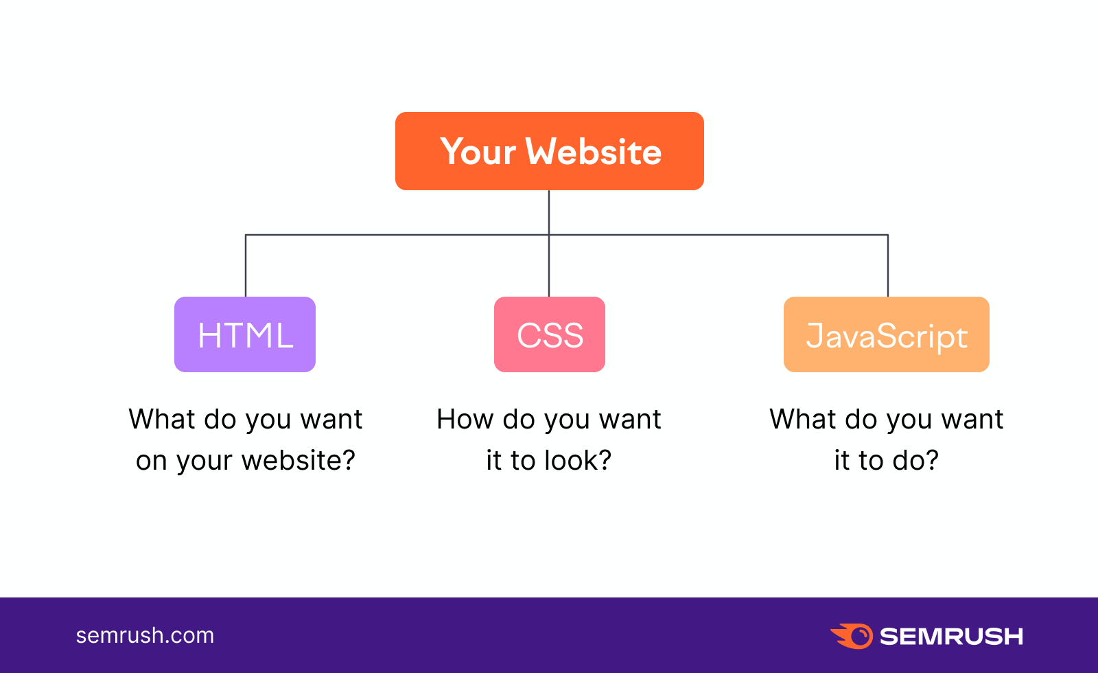 website components infographic