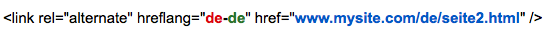 link rel="alternate" hreflang="de-de" href