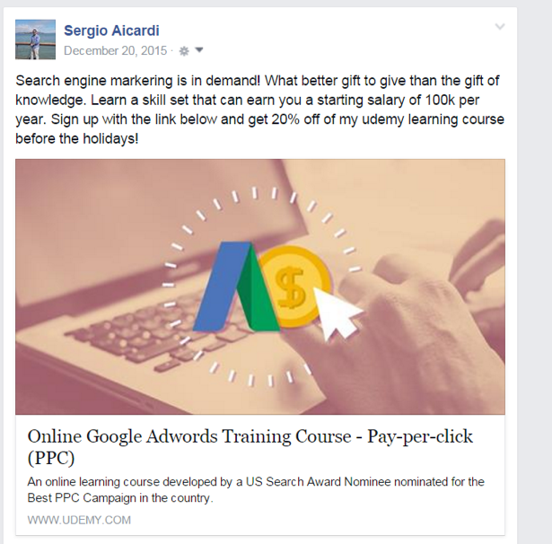 Marketing a Udemy Course