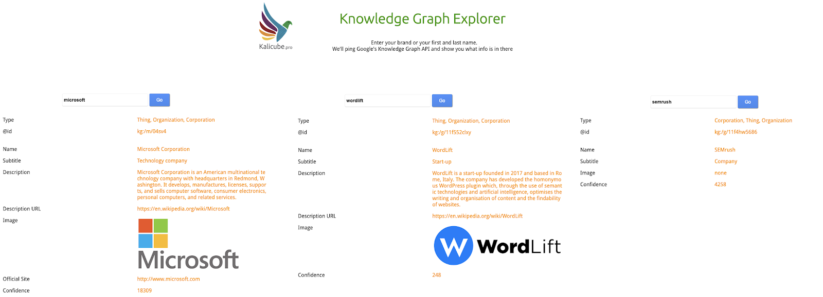 Knowledge Graph Explorer