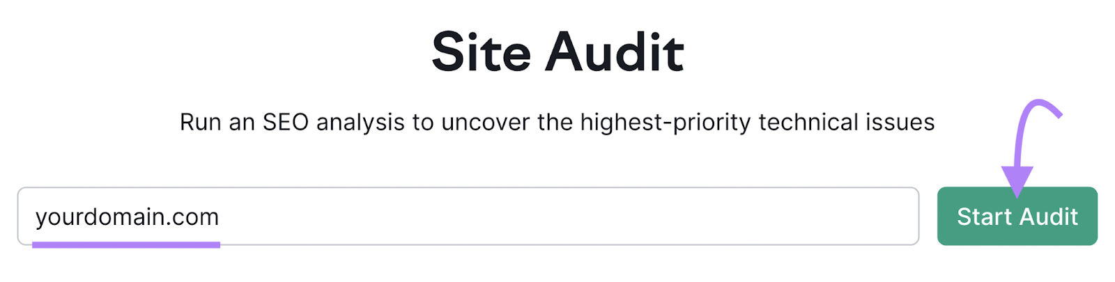 Site Audit tool