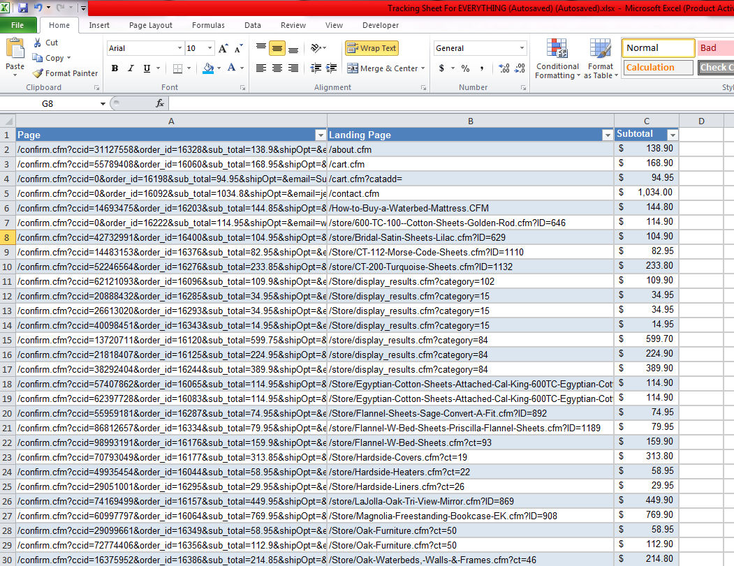 extracting data from confirmation URLs that contain transaction data