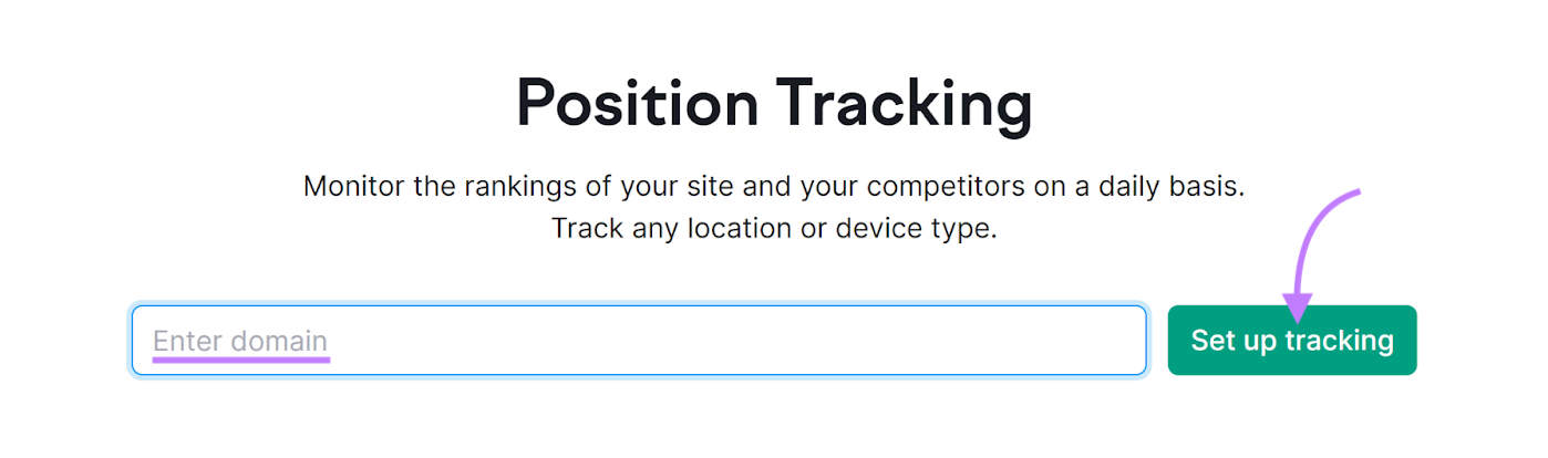 Position Tracking tool