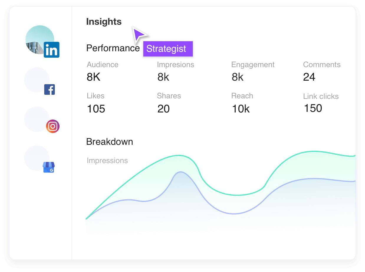 "Insights" section in StoryChief