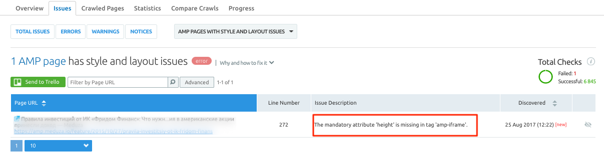 Attribute height is missing in tag 'amp-frame'