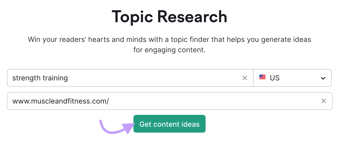 Topic Research tool