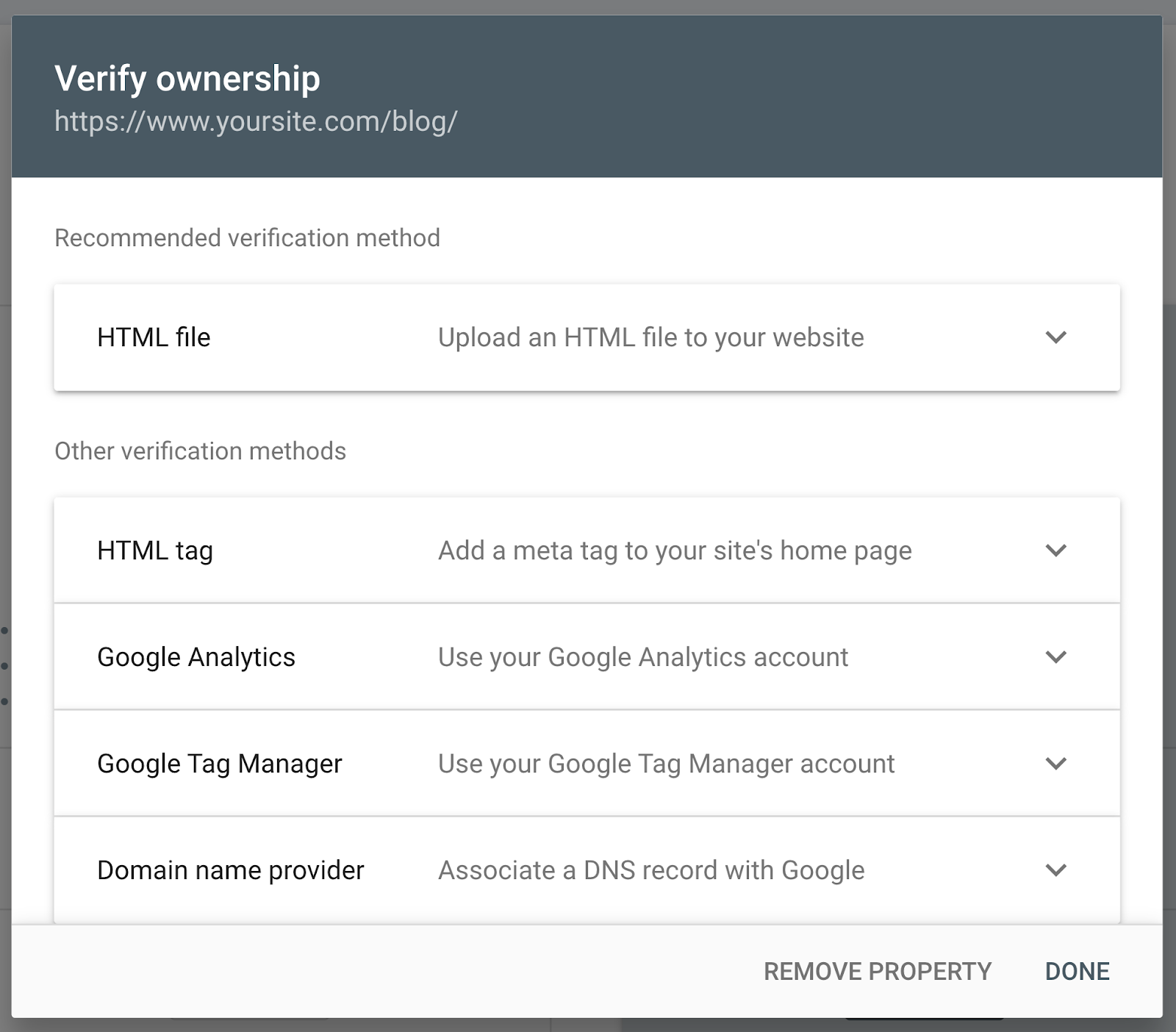 verify ownership