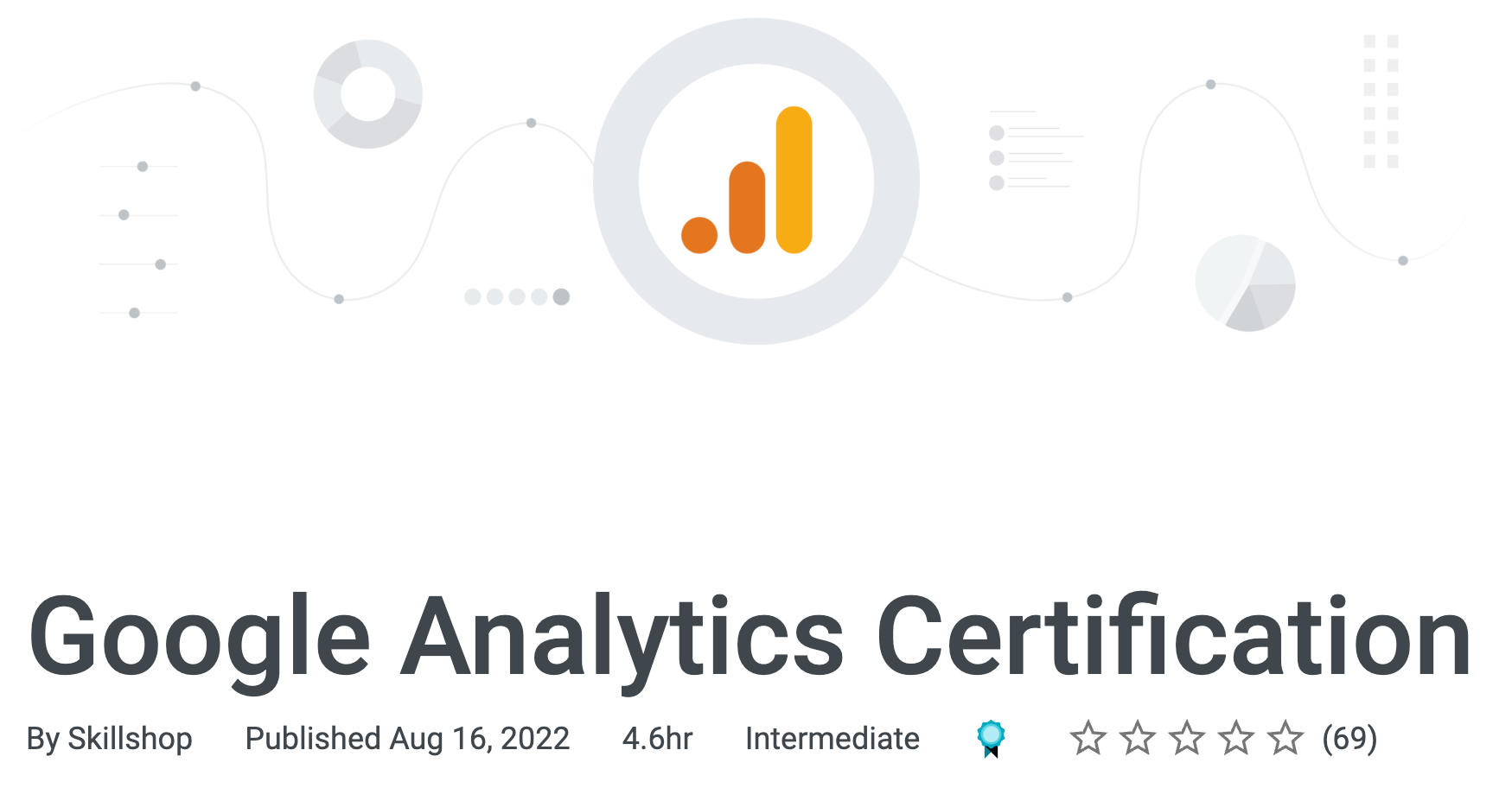 google analytics certification