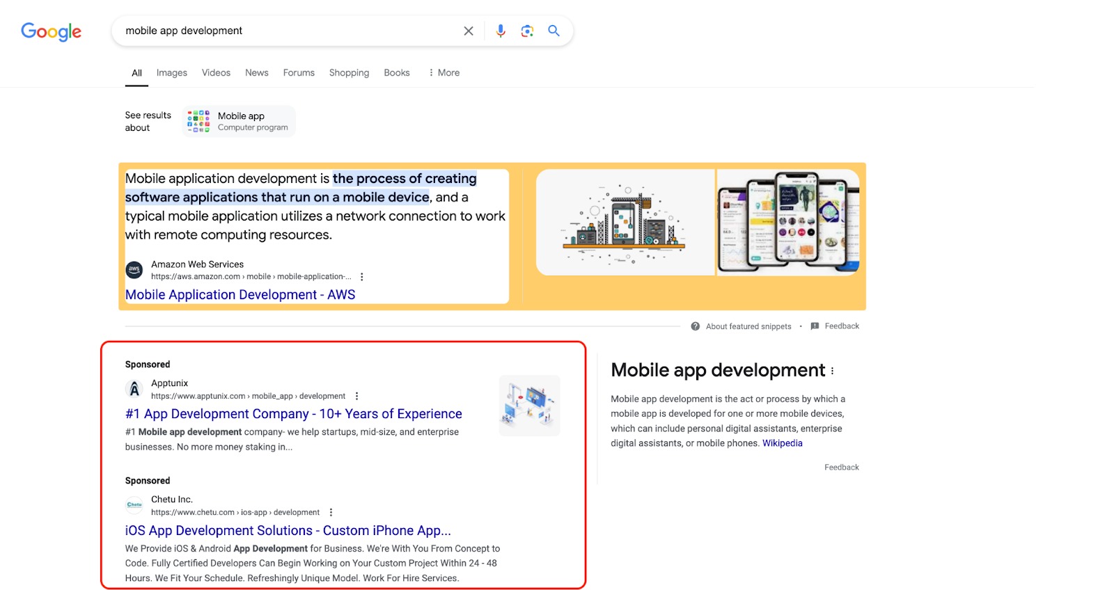 SERP Features: Ads Middle image 1